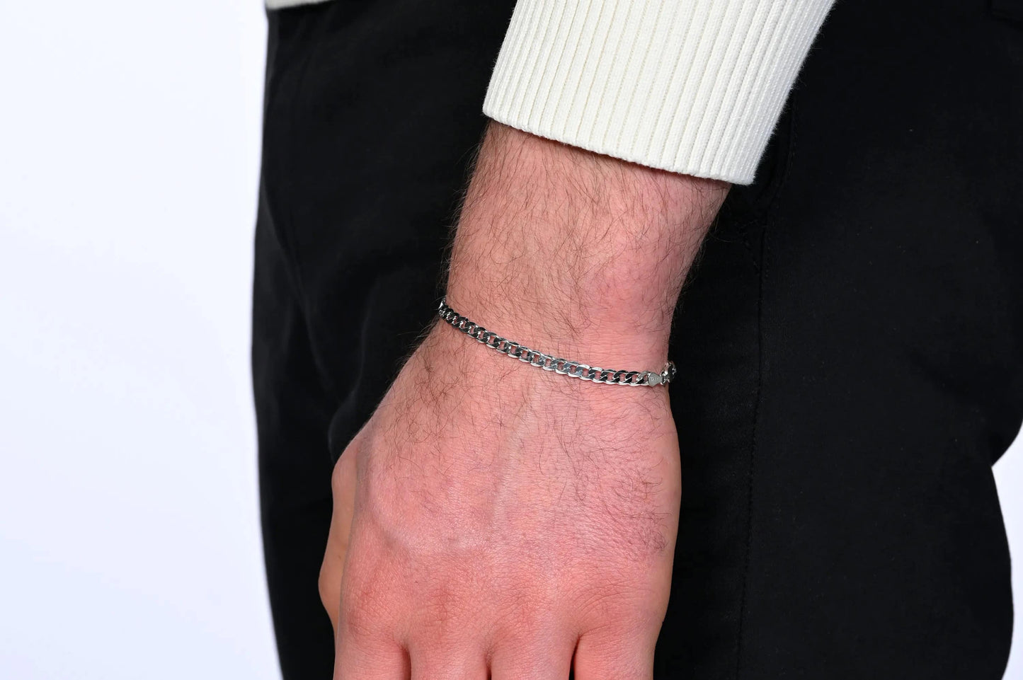 Cuban Armband (Zilver) 4,30mm