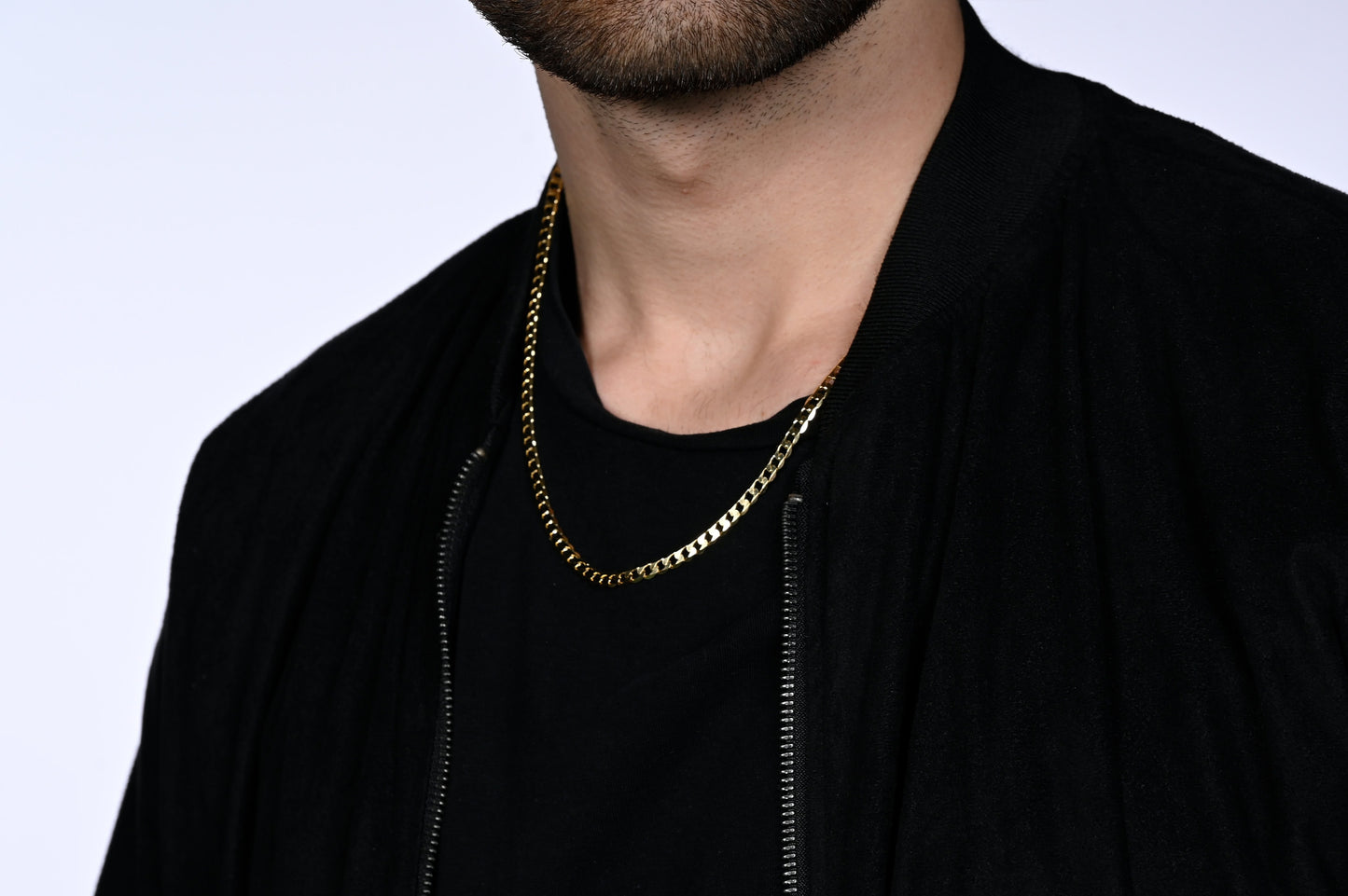 Cuban Ketting - 4,30 mm - (Goud)
