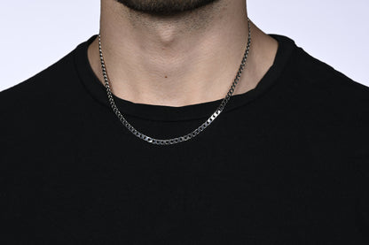 Cuban Ketting (Zilver) 4,30mm
