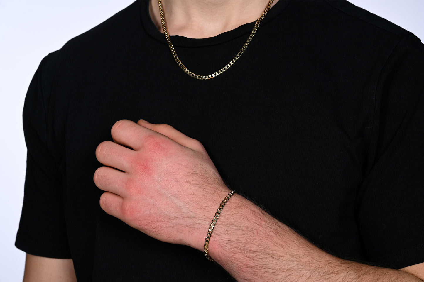 Cuban Ketting - 4,30 mm - (Goud)