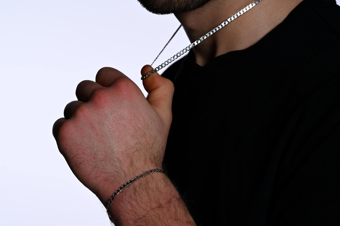 Cuban Ketting (Zilver) 4,30mm