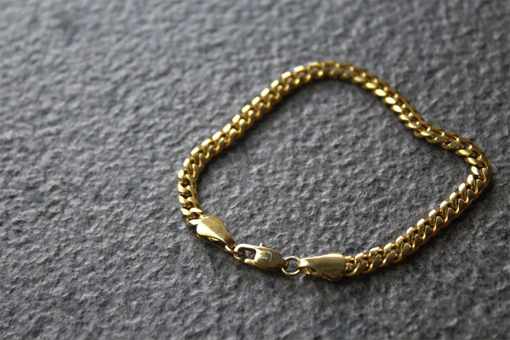 Cuban Armband  (Goud) 3mm