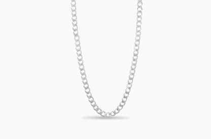 Cuban Ketting (Zilver) 4,30mm