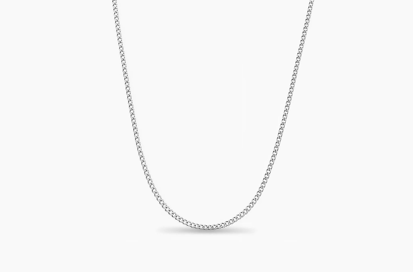 Curb Ketting (Zilver) 3mm