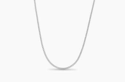 Curb Ketting (Zilver) 3mm