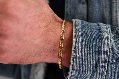 Cuban Armband (Goud) 4,30mm