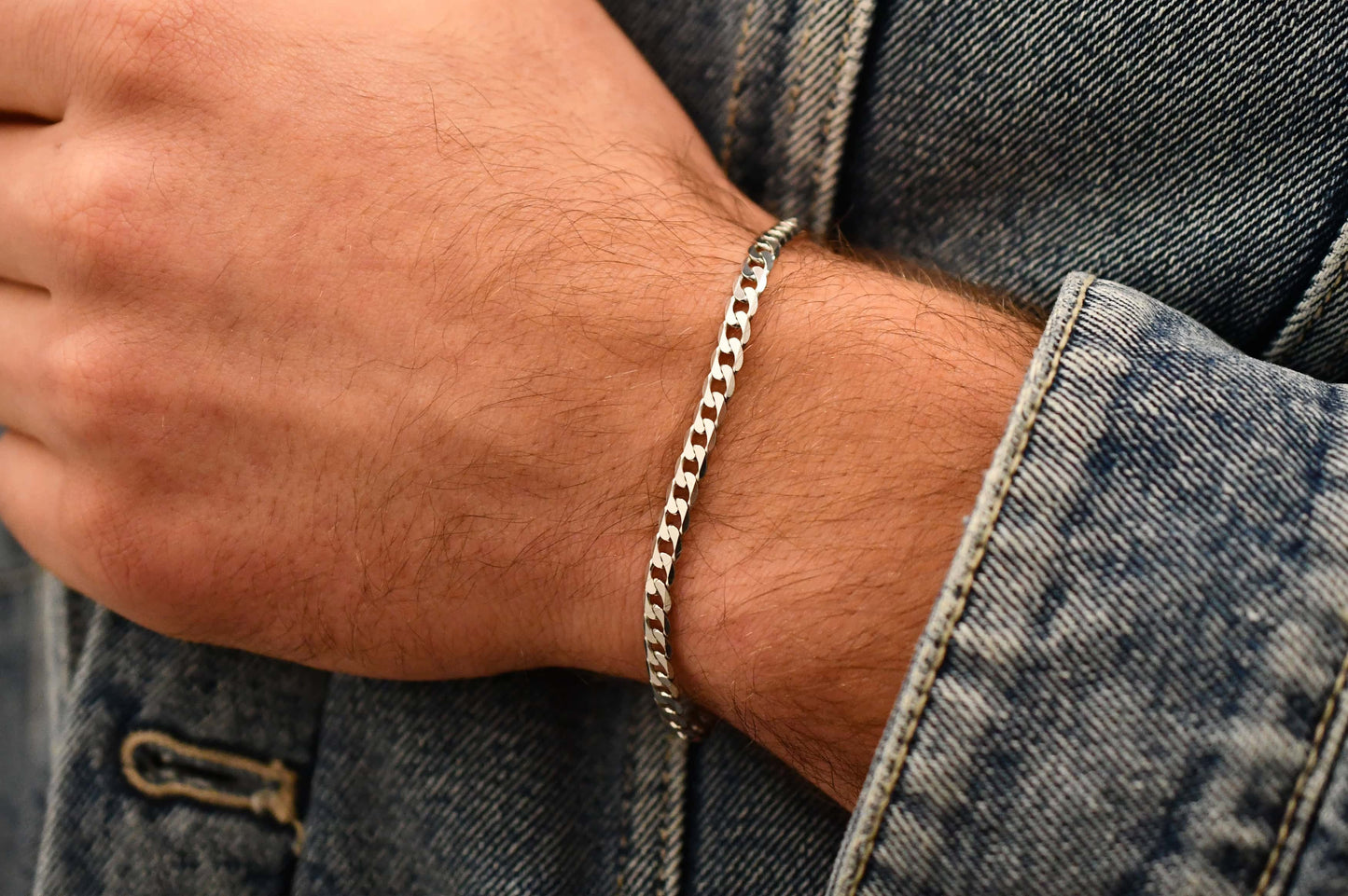 Cuban Armband  (Zilver) 4,30mm