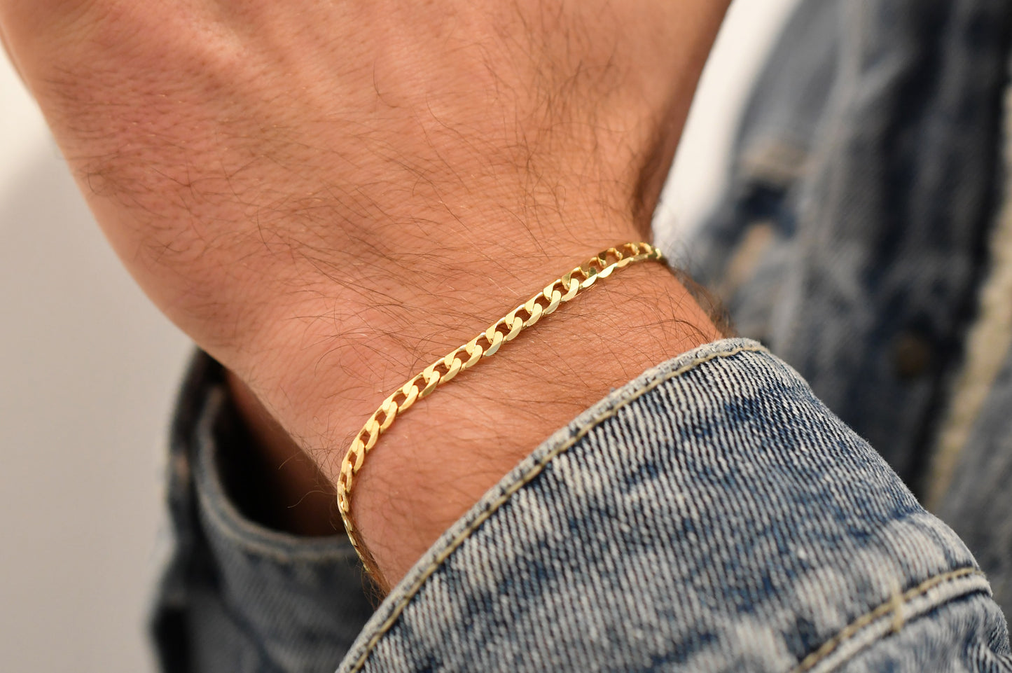 Cuban Armband (Goud) 4,30mm