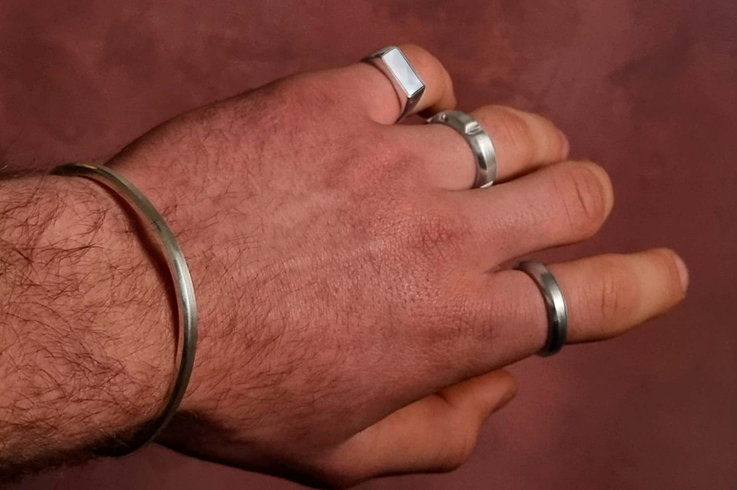 Folded Parelmoer (Zilver)
