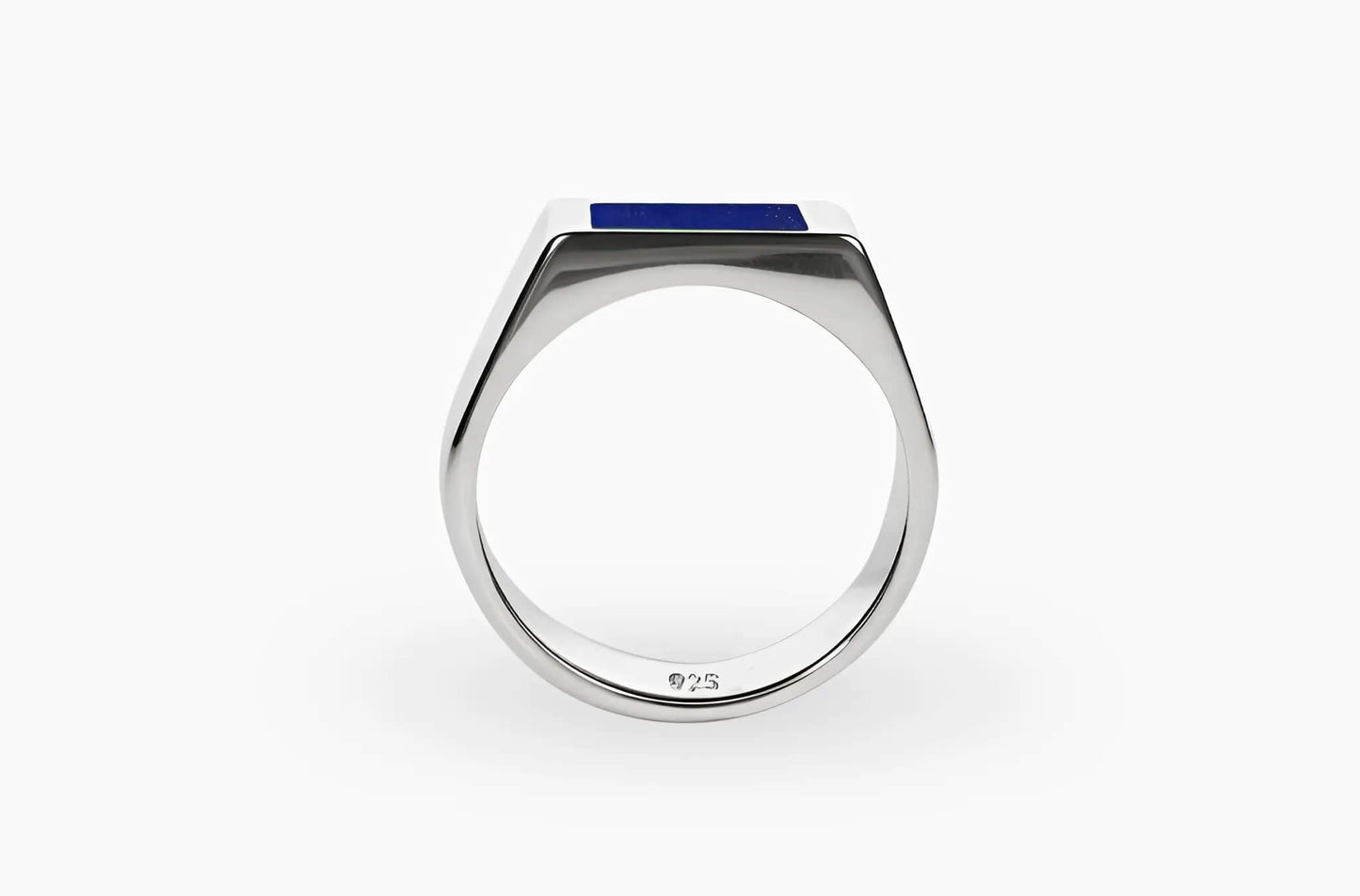 Rectangle Ring Lapis Lazuli (Zilver)