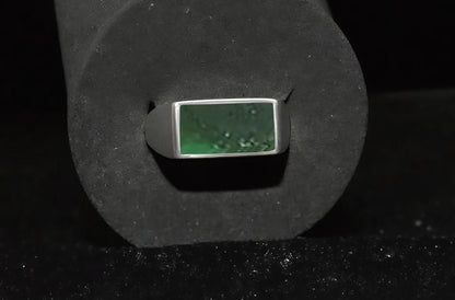 Folded Vintage Green (Zilver)